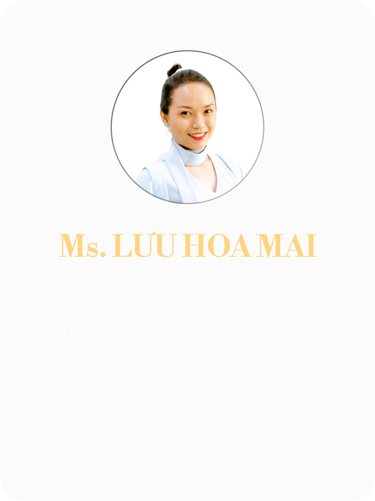Profile - Hoa Mai