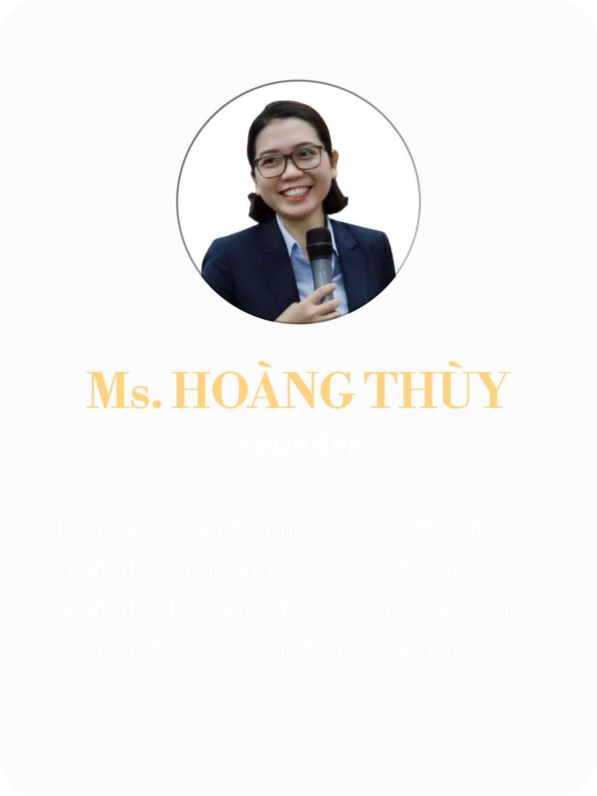 Profile - Hoang Thuy