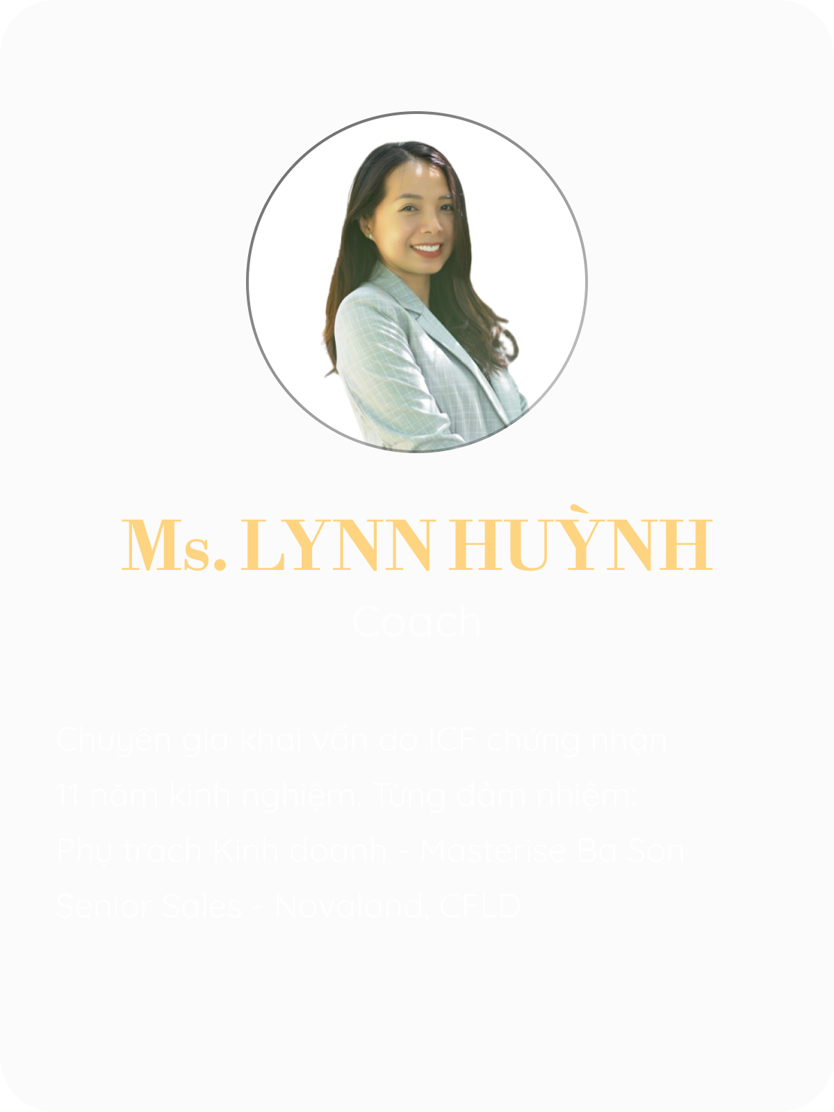 Profile - Lynn Huynh